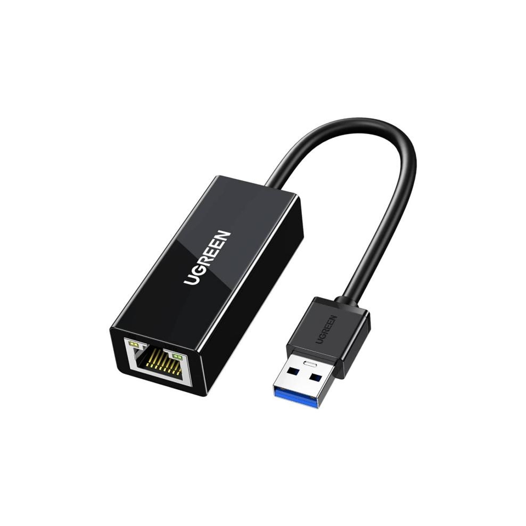 ADAPTADOR UGREEN CR111 USB 3.0 ETHERNET GIGABIT 20256 NEGRO