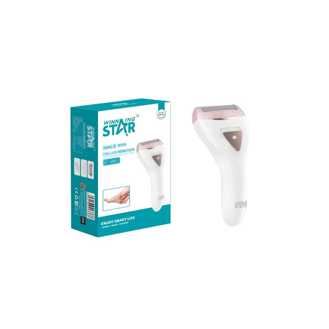 EXFOLIADOR ELÉCTRICO PARA PIES WINNING STAR ST-5851 ROTATIVA 2 CABEZALES/IPX5/PORTÁTIL MJQ-959-WST-1