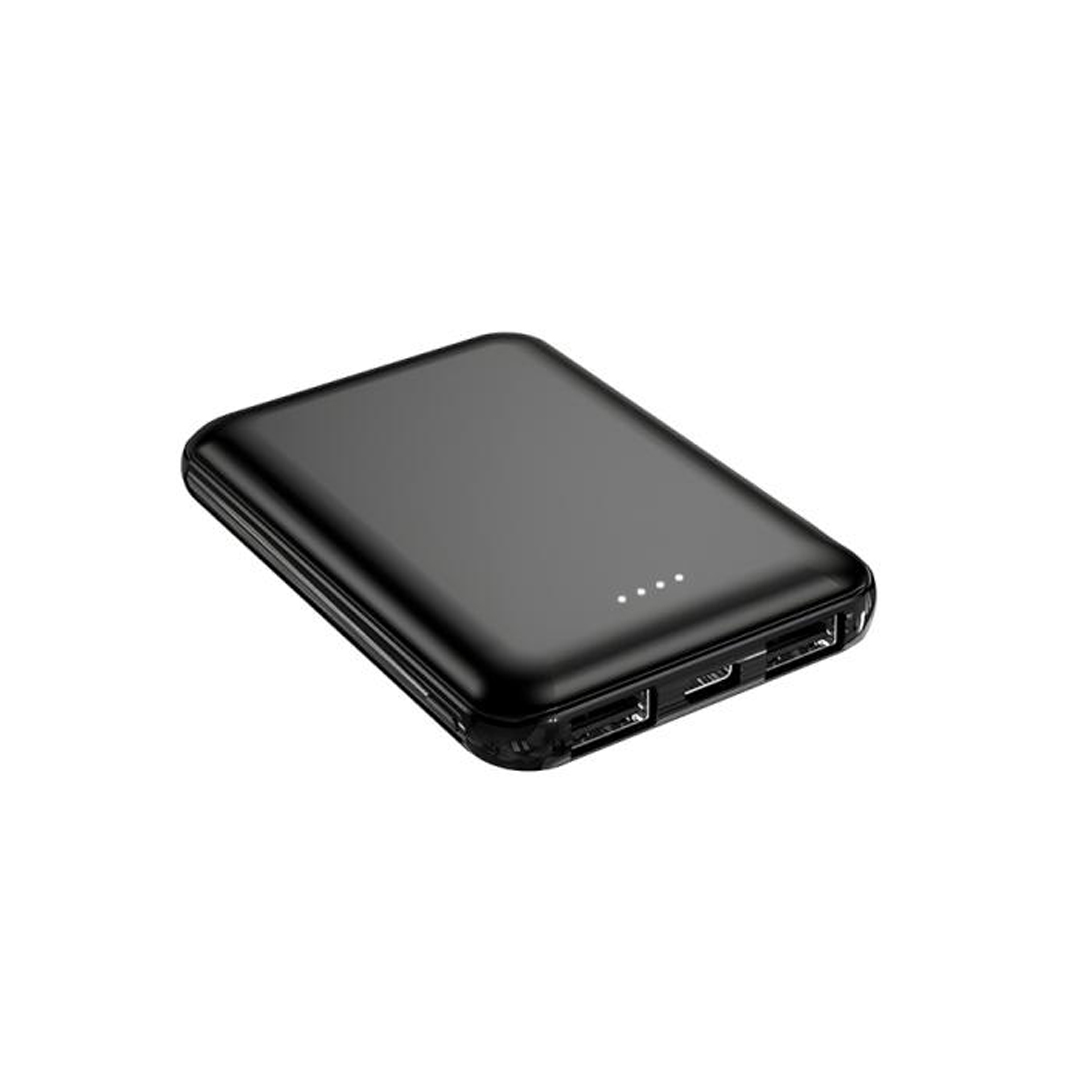 POWER BANK NOVA PB-525 5000 MAH CARGA 10W/USB-C/MICRO USB/DOBLE USB/CABLE USB-A A USB-C